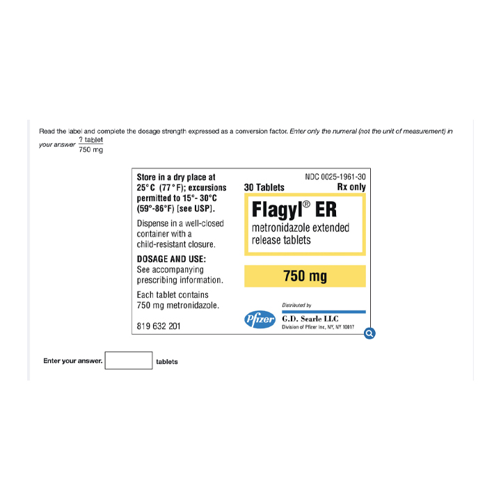 Flagyl ER 250mg